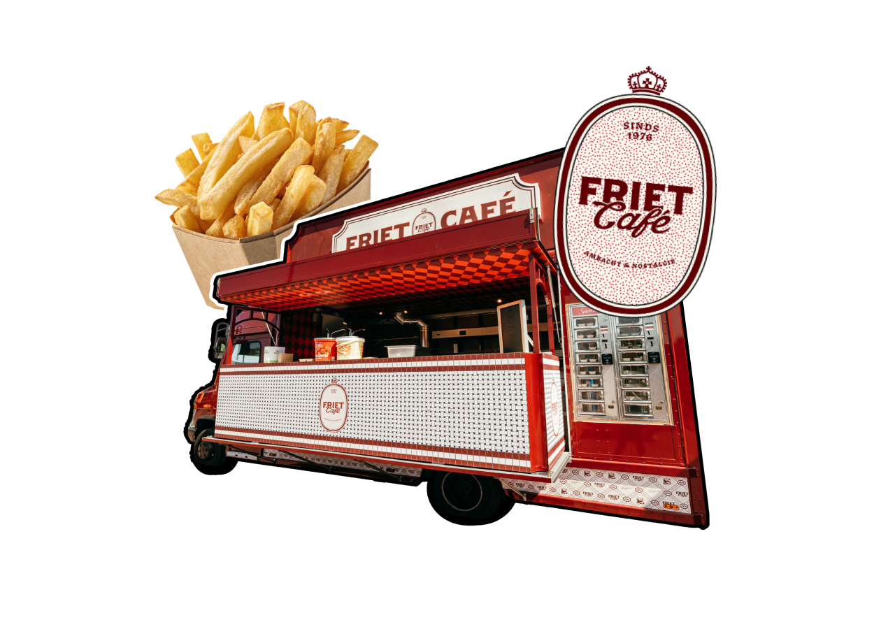 Friet Foodtruck Foodtruck with logo