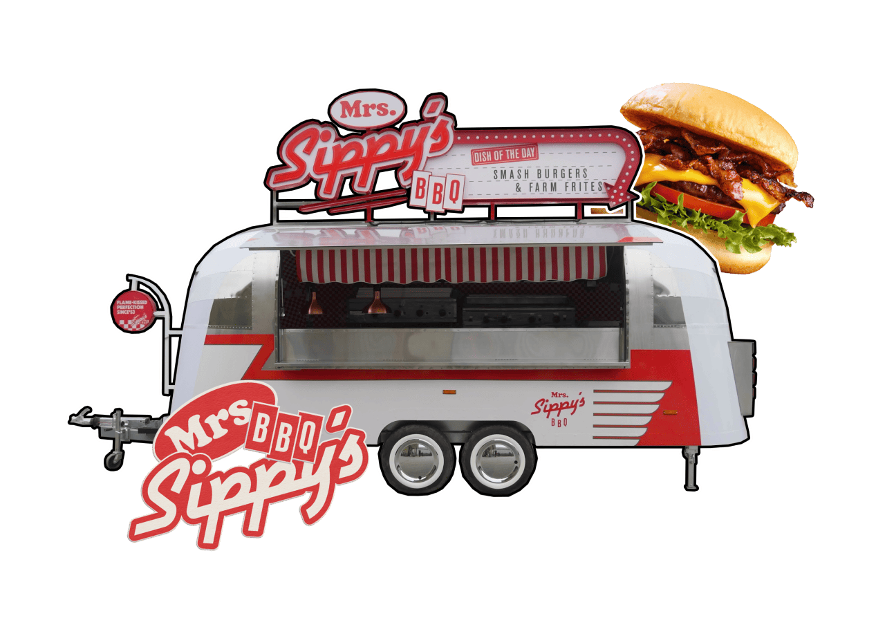 BBQ Foodtruck Foodtruck with logo