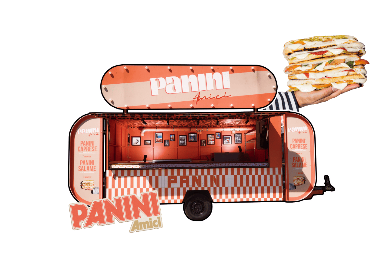 Panini foodtruck Foodtruck with logo
