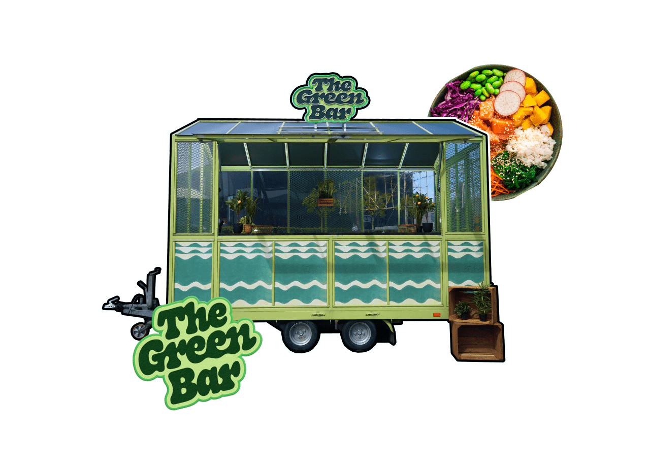 Gezonde foodtrucks Foodtruck with logo