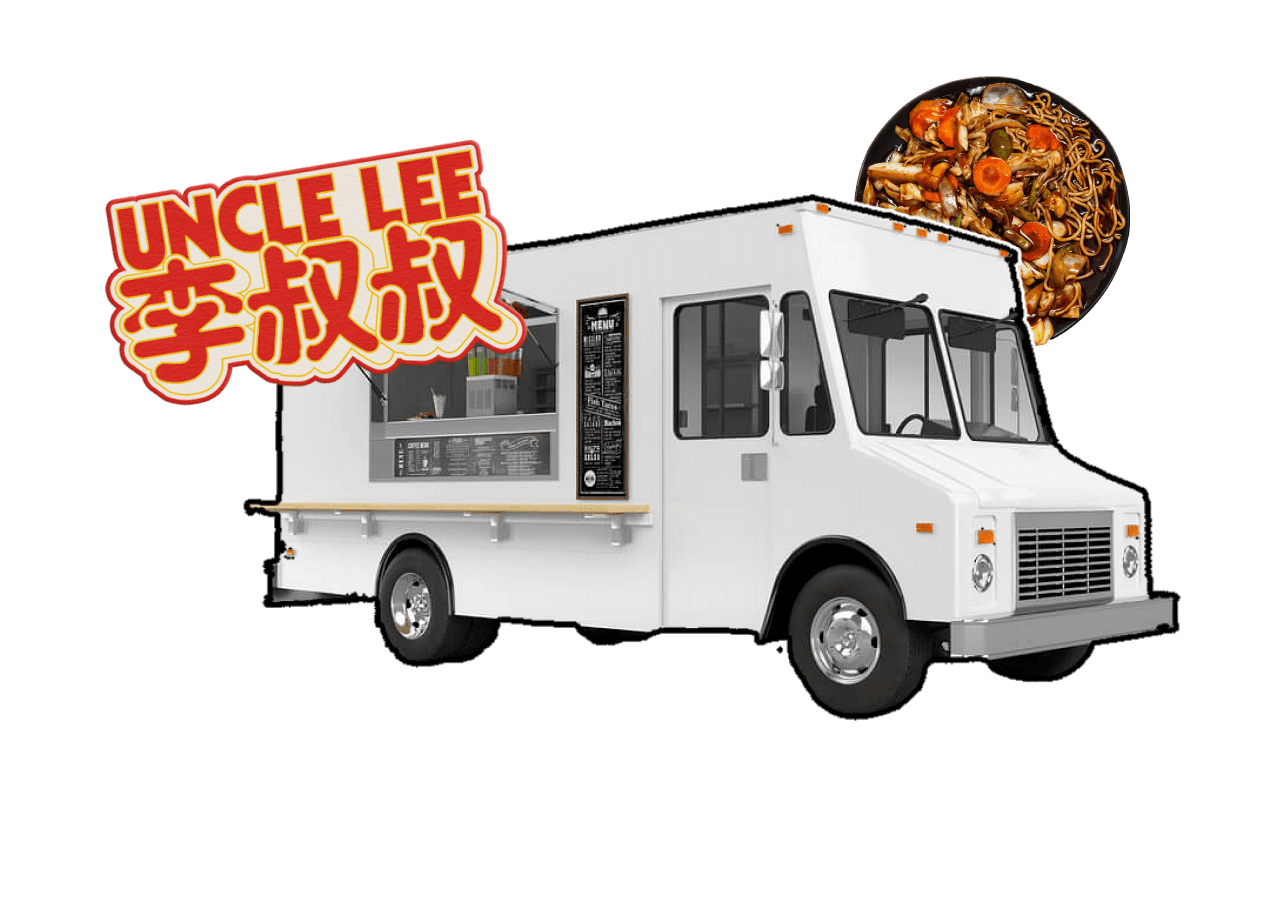Aziatische Foodtruck Foodtruck with logo